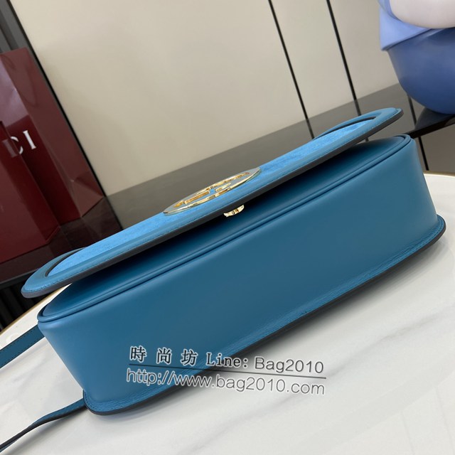 Gucci專櫃古馳最新款Blondie系列中號手提包磨砂原廠皮肩背女包 jh2112型號：815719